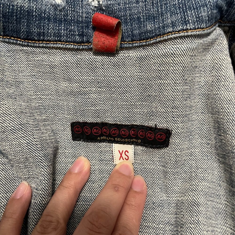 Denim Blazer Jacket - image 6